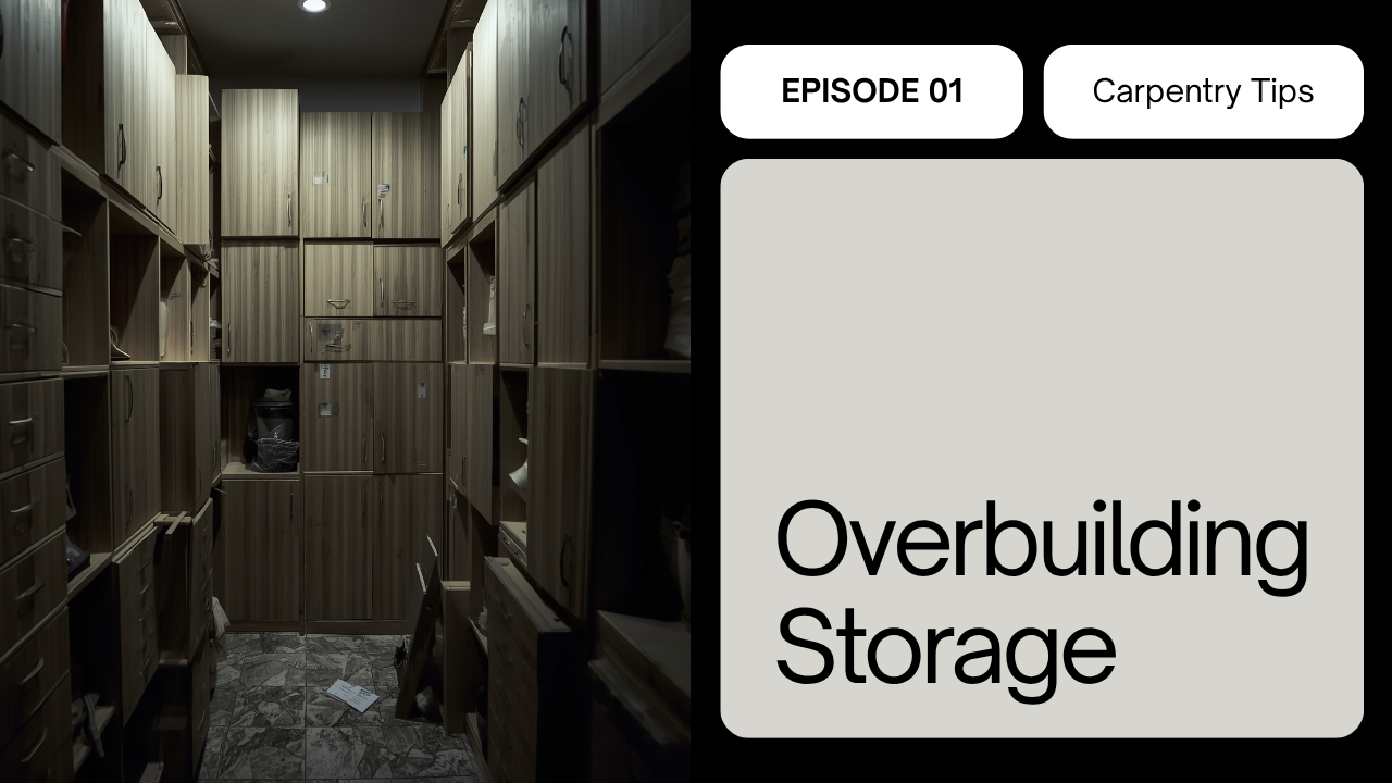 Overbuilding storage - carpentry mistake Singapore