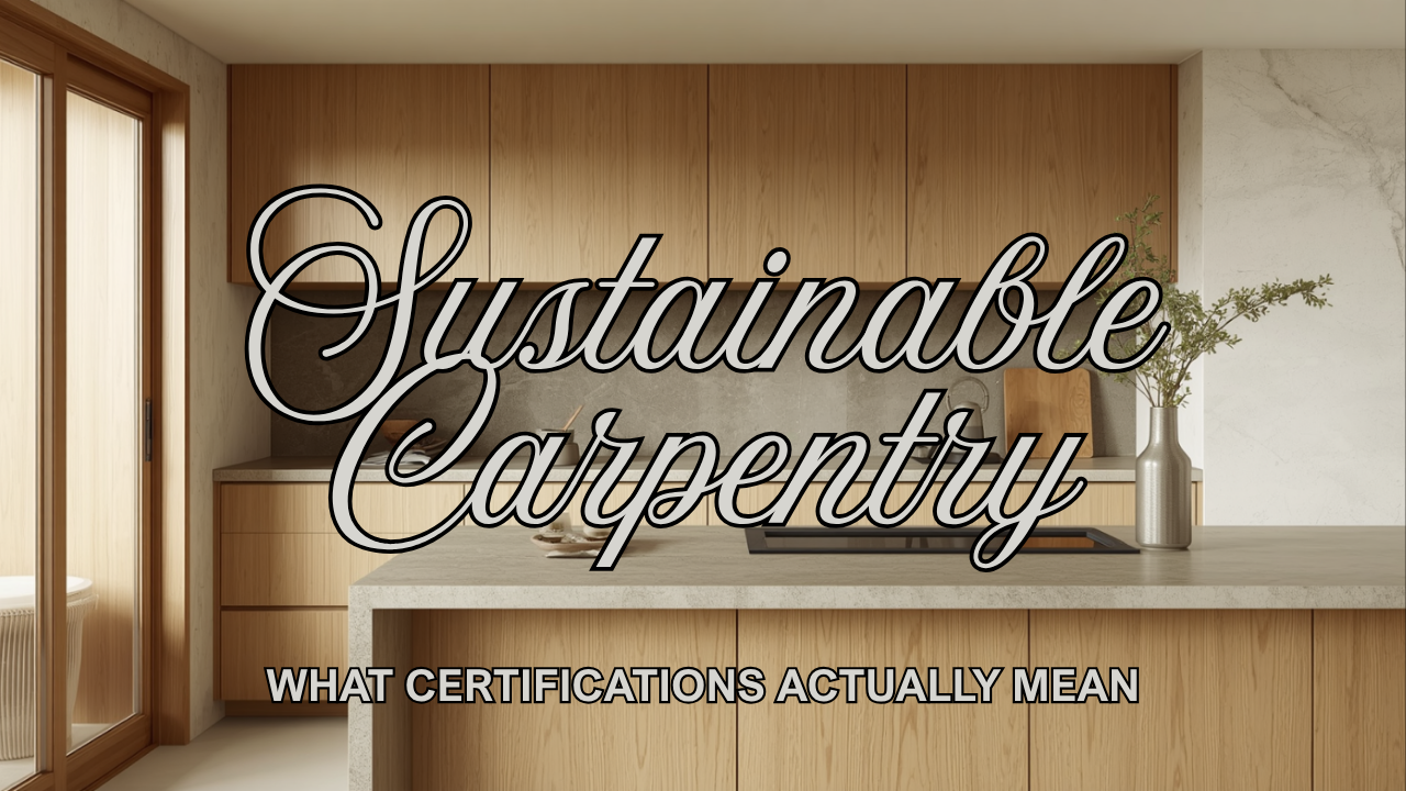 Sustainable carpentry Singapore &mdash; FSC E1 Low VOC certifications