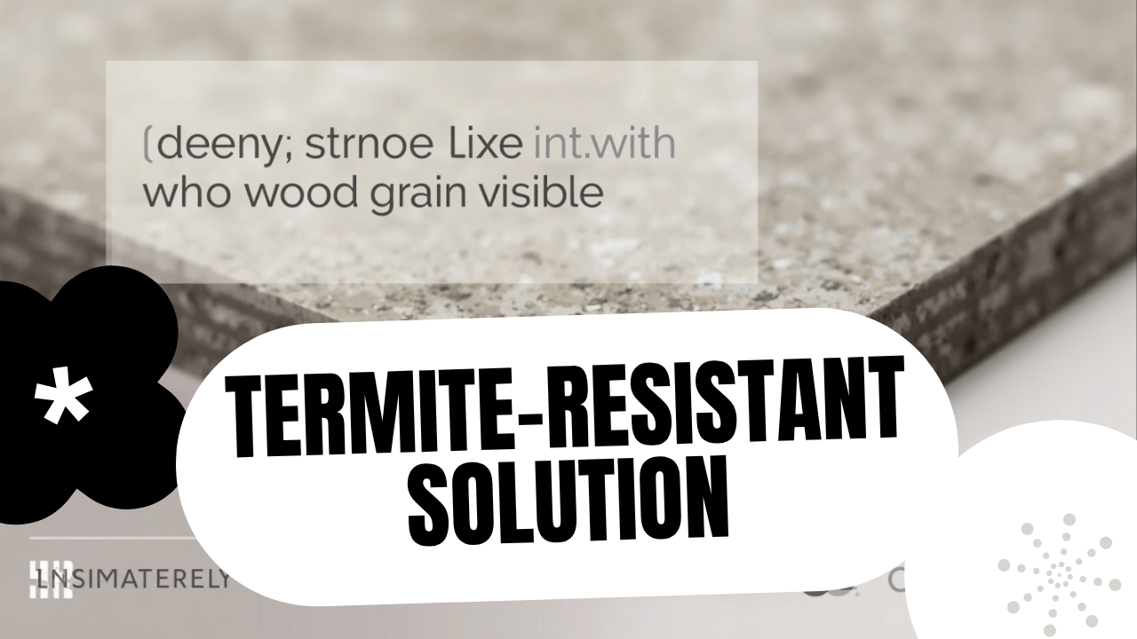 Mineral-bonded board termite resistant cabinet material Singapore