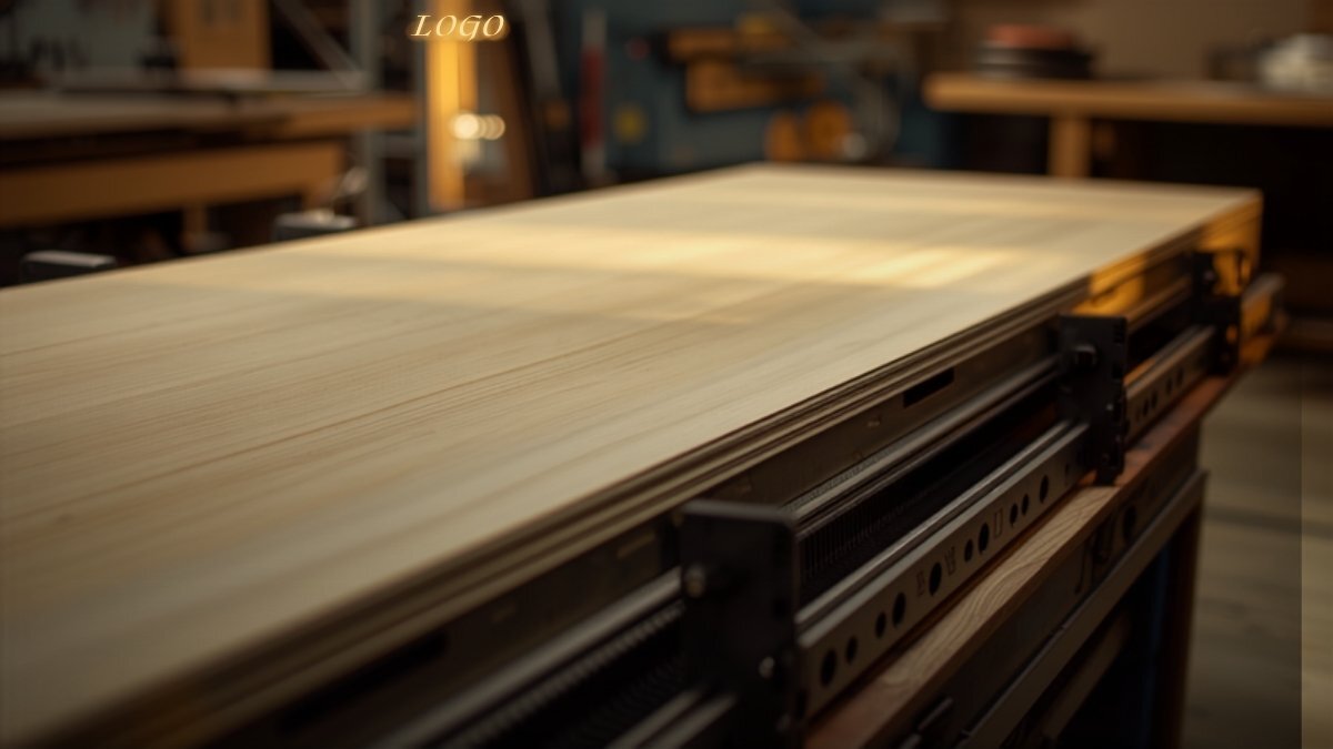 Inside a Johor Bahru carpentry workshop &mdash; edge-banding a pale board
